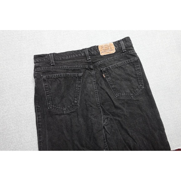 Vintage Levi's 540 Jeans Mens 36x34 Black Relaxed Fit Zip Fly Five Pocket Denim - Picture 1 of 11